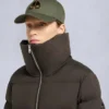 Belle Dune Long Shearling Trim Puffer
