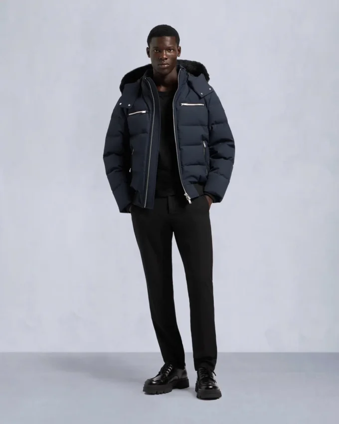 Cloud Shearling Bomber Jacket