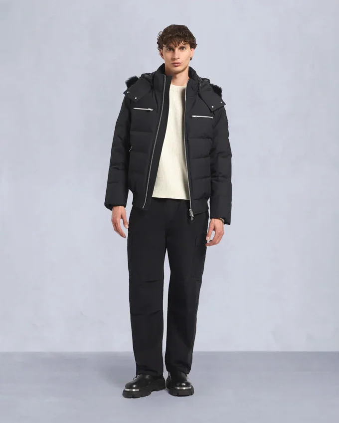 Cloud Shearling Bomber Jacket