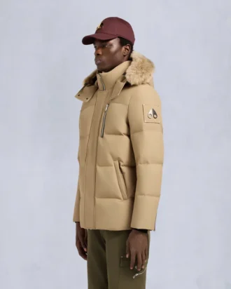 Cloud Shearling Trim 3Q Jacket