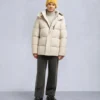 Cloud Shearling Trim 3Q Jacket