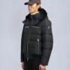 Cloud Shearling Trim Bomber Jacket
