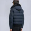 Cloud Shearling Trim Bomber Jacket