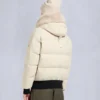 Cloud Shearling Trim Bomber Jacket