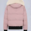 Cloud Shearling Trim Bomber Jacket
