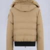 Cloud Shearling Trim Bomber Jacket