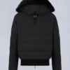 Cloud Shearling Trim Bomber Jacket