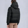 Cloud Shearling Trim Bomber Jacket