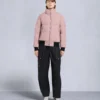 Cloud Shearling Trim Bomber Jacket