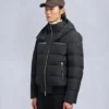 Cloud Shearling Trim Bomber Jacket