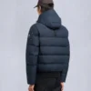 Cloud Shearling Trim Bomber Jacket