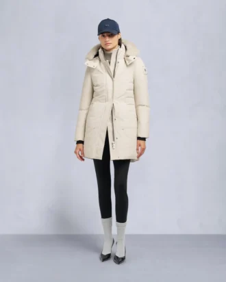 Cloud Shearling Trim Parka