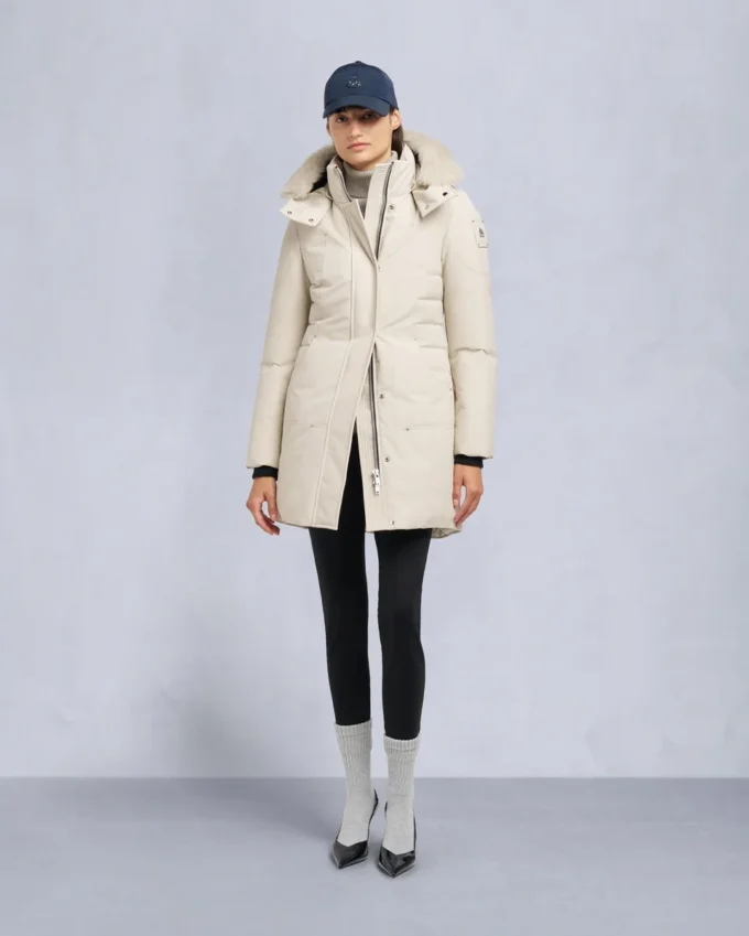 Cloud Shearling Trim Parka