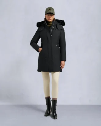 Cloud Shearling Trim Parka