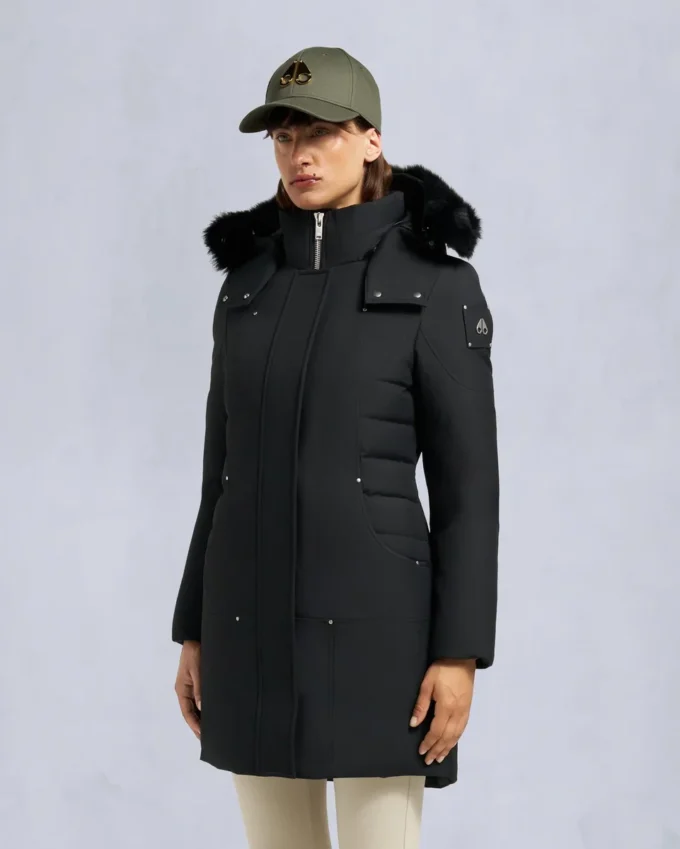 Cloud Shearling Trim Parka