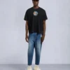 Evisu X Moose Straight Leg Jeans