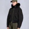 Gold Series Logan Shearling Trim Bomber Jacket