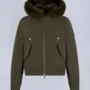 Gold Series Logan Shearling Trim Bomber Jacket
