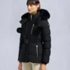 Gold Series Nyluxe Cambria Shearling Trim Jacket