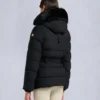Gold Series Nyluxe Cambria Shearling Trim Jacket