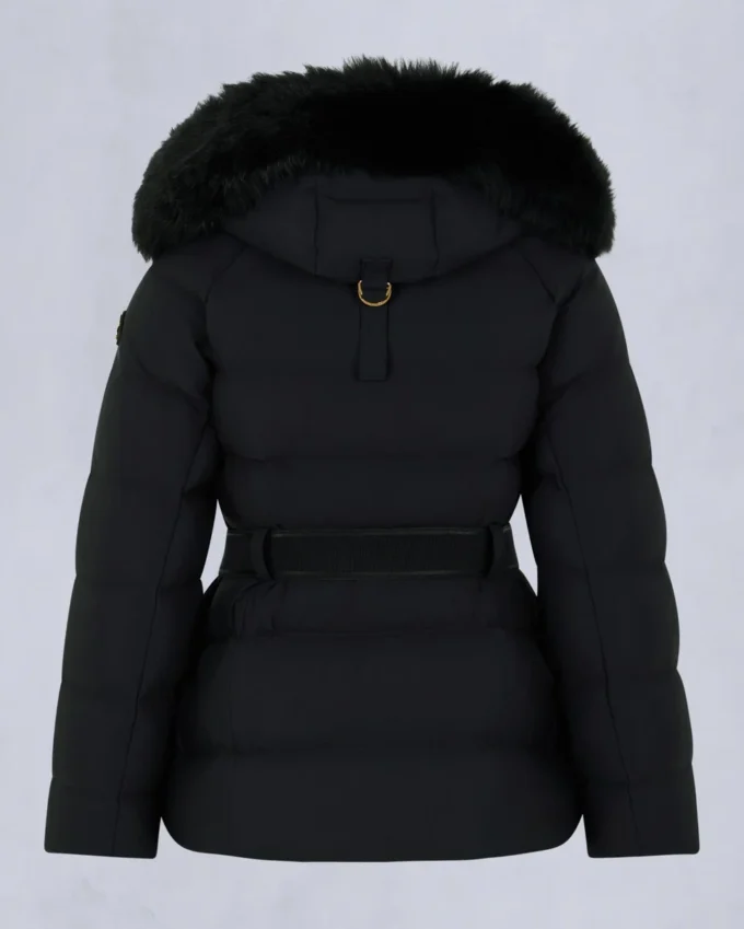 Gold Series Nyluxe Cambria Shearling Trim Jacket