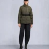 Gold Series Nyluxe Cambria Shearling Trim Jacket