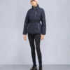 Gold Series Nyluxe Cambria Shearling Trim Jacket