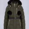 Gold Series Nyluxe Cambria Shearling Trim Jacket
