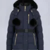 Gold Series Nyluxe Cambria Shearling Trim Jacket