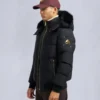 Gold Series Nyluxe Stagg Shearling Trim Bomber