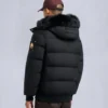 Gold Series Nyluxe Stagg Shearling Trim Bomber