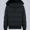 Gold Series Nyluxe Stagg Shearling Trim Bomber