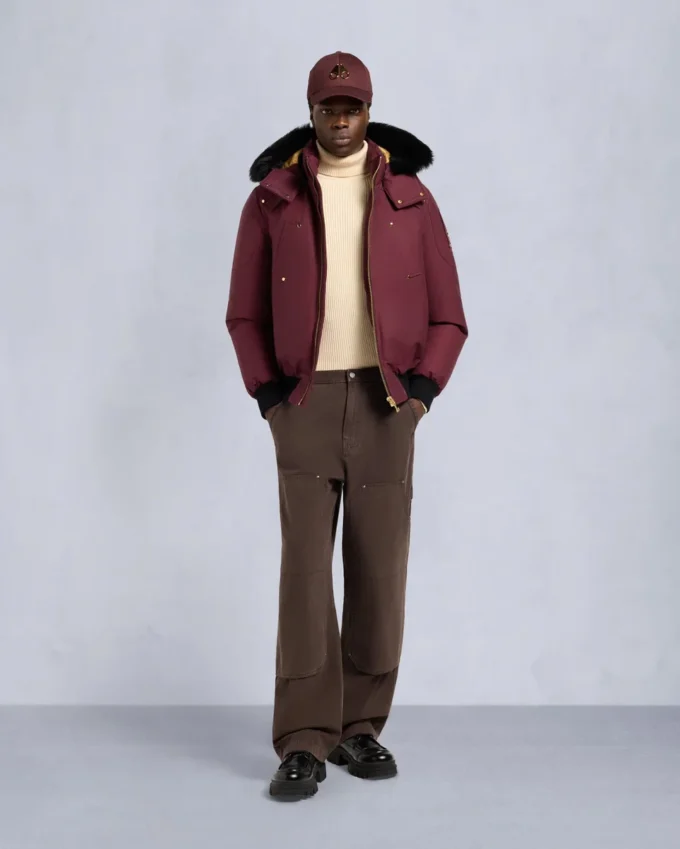 Gold Series Original Shearling Trim Ballistic Bomber