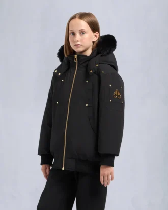 kids unisex original gold series shearling trim bomber jacket 2 330x412 - Kids Unisex Original Gold Series Shearling Trim Bomber Jacket