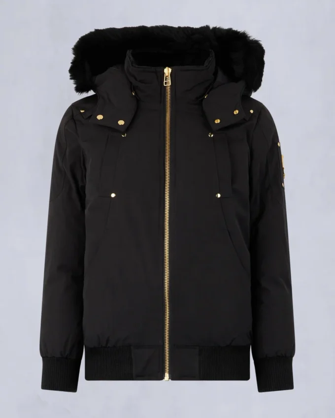 Kids Unisex Original Gold Series Shearling Trim Bomber Jacket