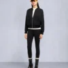 Mix Media Bomber Jacket