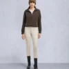 Mix Media Quarter Zip Sweater