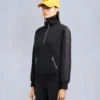 Mix Media Quarter Zip Sweater