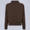 Mix Media Quarter Zip Sweater