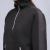 Mix Media Quarter Zip Sweater