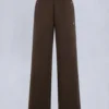 Mix Media Wide Leg Pant