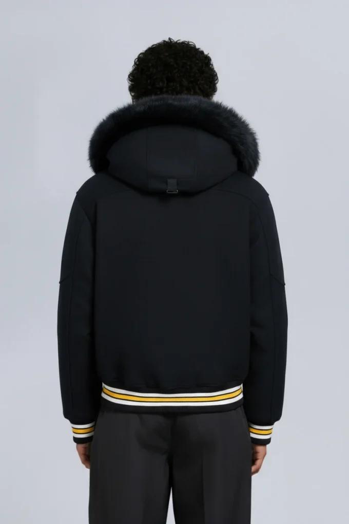 Nhl X Moose Knuckles Bruins Bomber Jacket