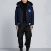 Nhl X Moose Knuckles Maple Leafs Bomber Jacket