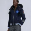 Nhl X Moose Knuckles Maple Leafs Bomber Jacket