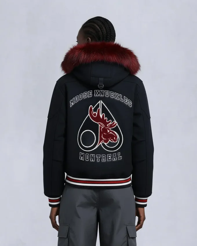 Nhl X Moose Knuckles Team Bomber Jacket