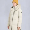 Nyluxe Chelia Shearling Trim 3Q Jacket
