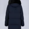 Nyluxe Chelia Shearling Trim 3Q Jacket