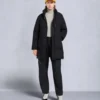 Nyluxe Chelia Shearling Trim 3Q Jacket