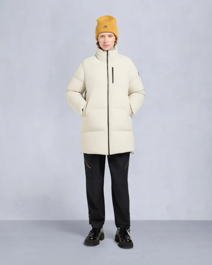 Nyluxe Chelia Shearling Trim 3Q Jacket
