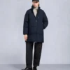 Nyluxe Chelia Shearling Trim 3Q Jacket